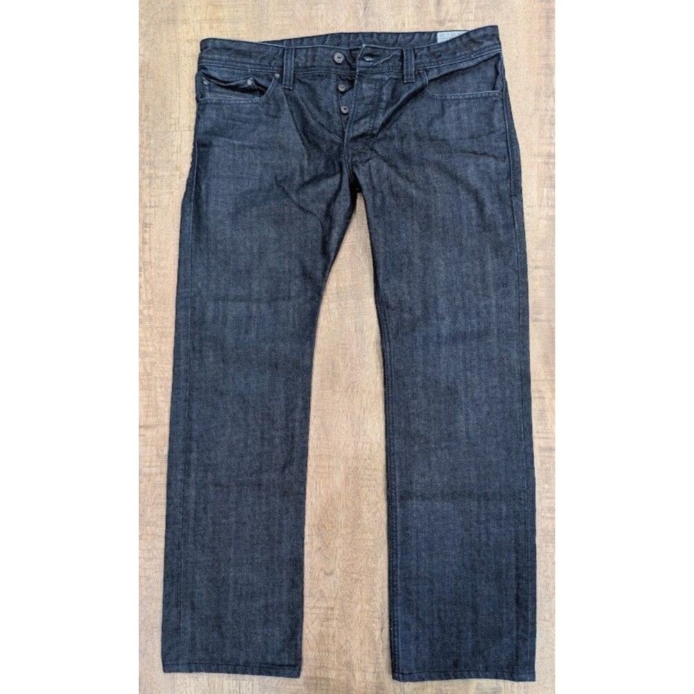 Diesel Safado Jeans Mens *W33 L32 Dark Wash Slim Straight Made USA Button Fly